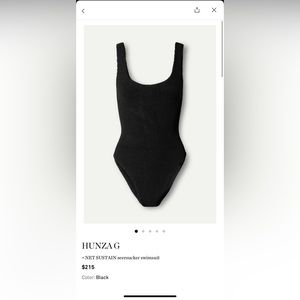 Hunza G Seersucker one piece